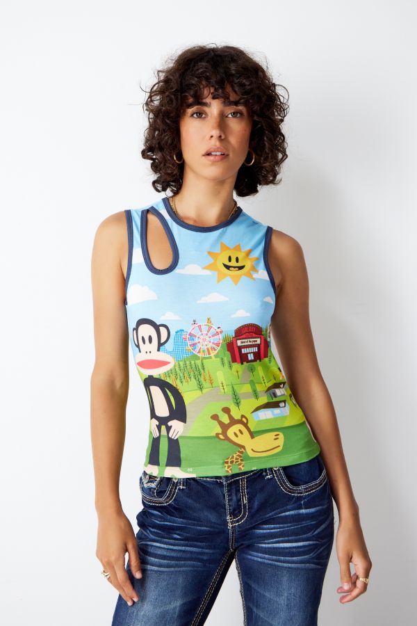 Vista de diapositivas: 1: Top Paul Frank con Cortes de Archive At UO