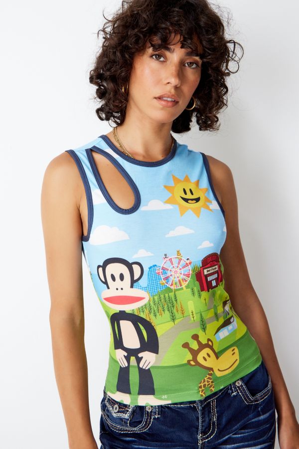 Vista de diapositivas: 3: Top Paul Frank con Cortes de Archive At UO