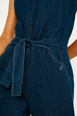 vintage denim jumpsuit 70s