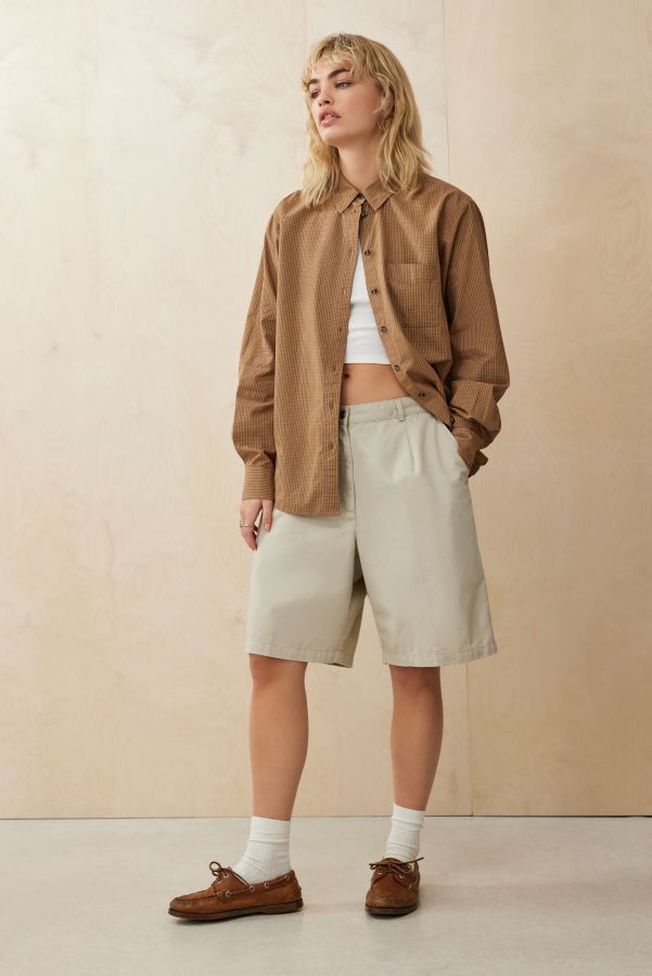 Slide View: 1: Archive At UO Mini Check Shirt