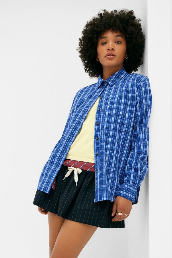 Vista diapositiva: 1: Camicia a Quadri Blu Archive At UO