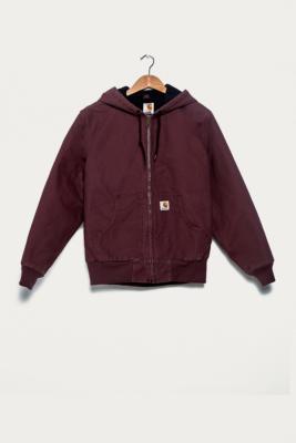 carhartt maroon hoodie