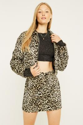 urban outfitters leopard jacket