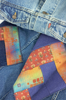 levi's patchwork jacket