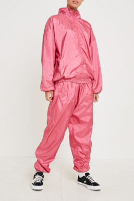 pink shell tracksuit