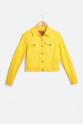 levis yellow denim jacket