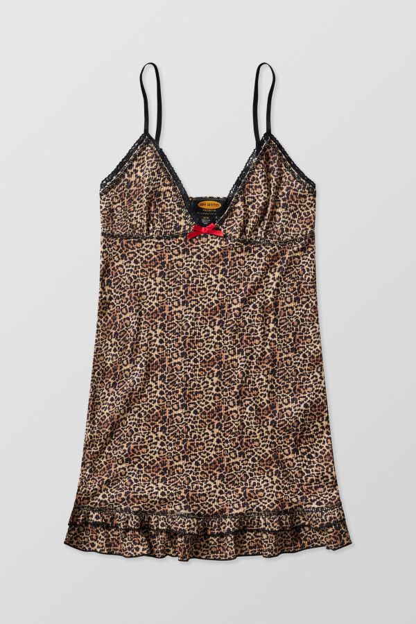 Vista de diapositivas: 5: Archivo en UO Mini vestido Danya con estampado de leopardo