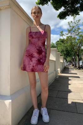 urban outfitters burgundy dress