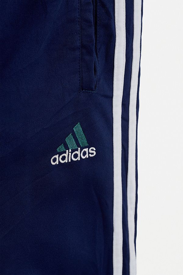 Urban Renewal One-Of-A-Kind adidas Navy and White Popper Pants | Urban ...