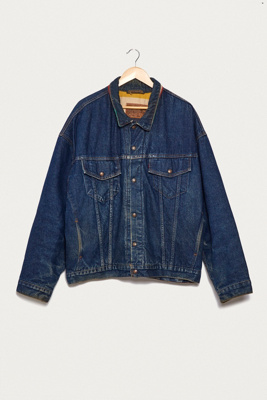 levi blanket lined denim jacket