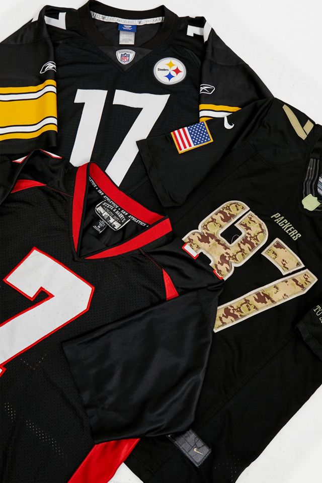 Urban Renewal Vintage Black NFL Jersey Top | Urban Outfitters UK