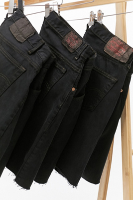 levis black denim