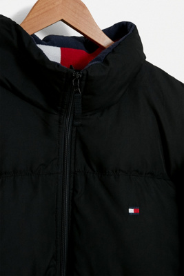 tommy hilfiger puffer jacket urban outfitters