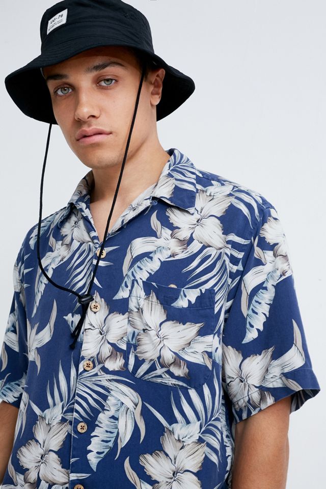 Urban Renewal Vintage Blue Hawaiian Shirt Urban Outfitters UK