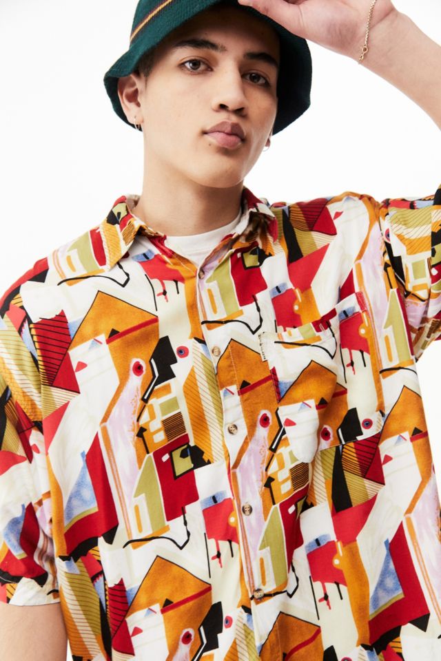 Urban Renewal Vintage Printed Short Sleeve Shirt | Urban Outfitters UK