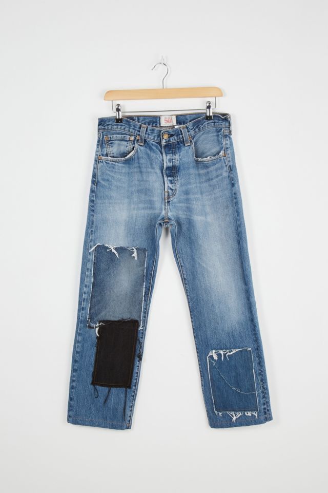 Urban Renewal Remade From Vintage Patchwork Levi's Jeans | Urban ...