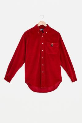 polo bear corduroy shirt