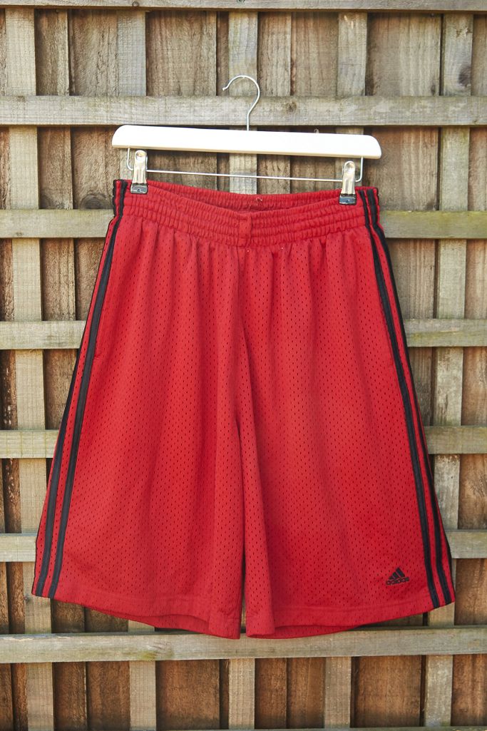 Urban Renewal Vintage Men's Red Basketball Shorts Urban Outfitters UK