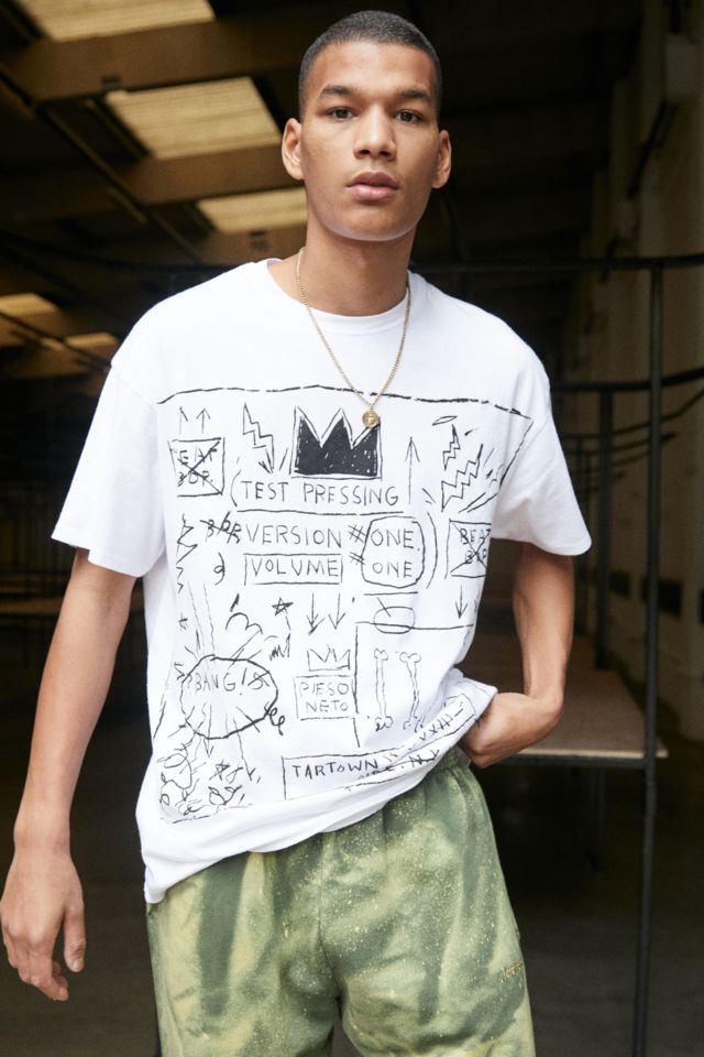 Urban Outfitters Archive White Basquiat Graphic T-Shirt | Urban ...