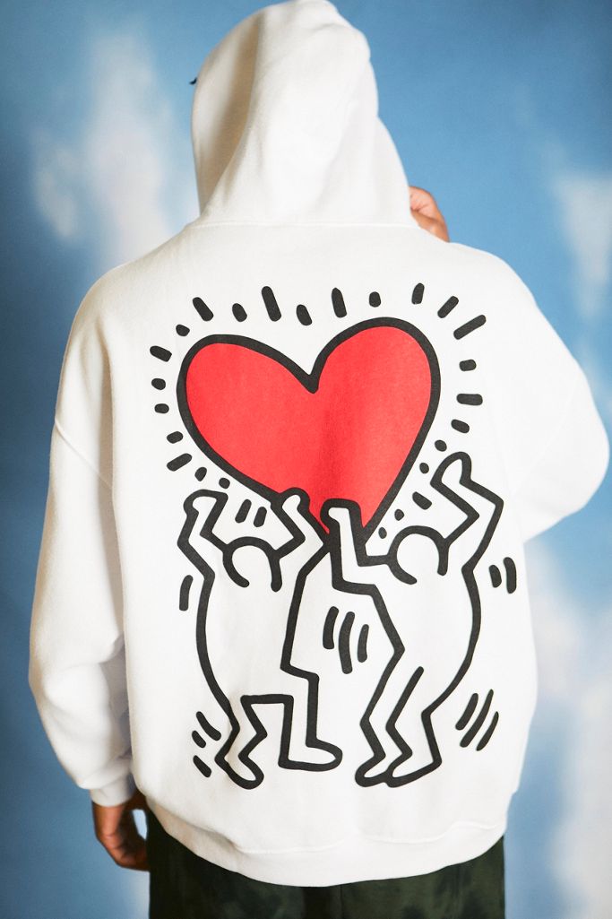 Urban Outfitters Archive Keith Haring Jumping Hoodie Urban Outfitters UK