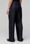 Thumbnail View 4: Archive At UO Navy Matilda Pleated Trousers