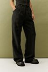 Urban Outfitters Archive Black Pinstripe Puddle Trousers | Urban 