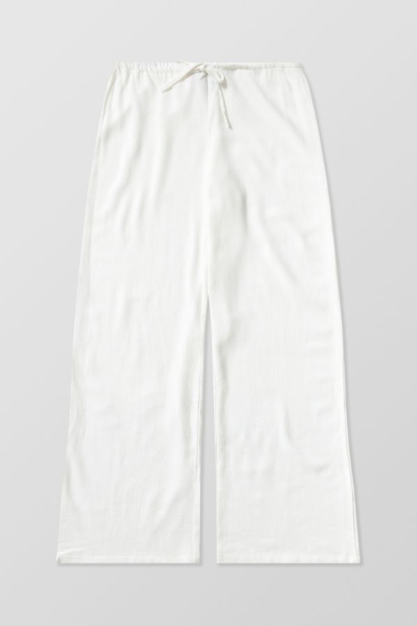 Slide View: 11: Archive At UO - Pantalon en lin Hazel blanc