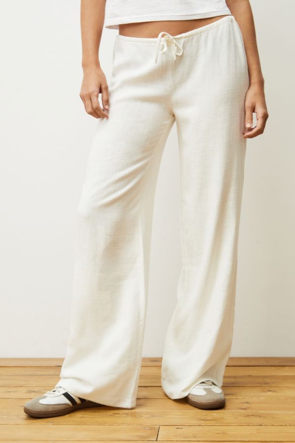 Slide View: 5: Archive At UO - Pantalon en lin Hazel blanc