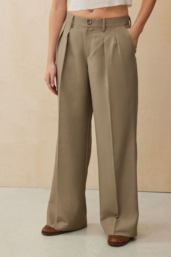 Slide View: 1: Pantalons taille basse taupe cendre Archive At UO