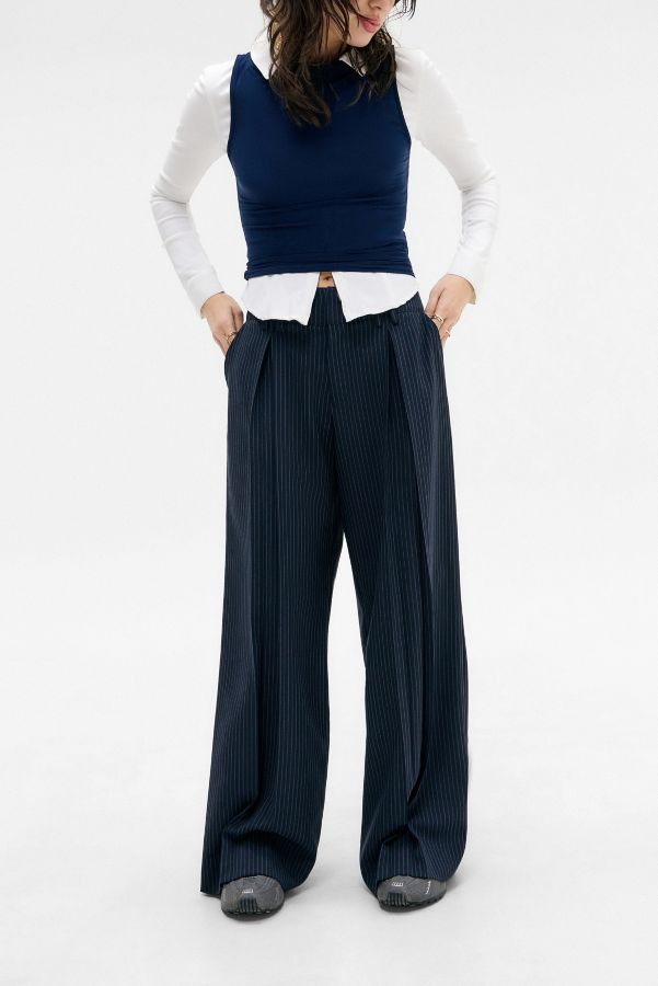 Slide View: 1: Archive At UO Navy Ama Trousers