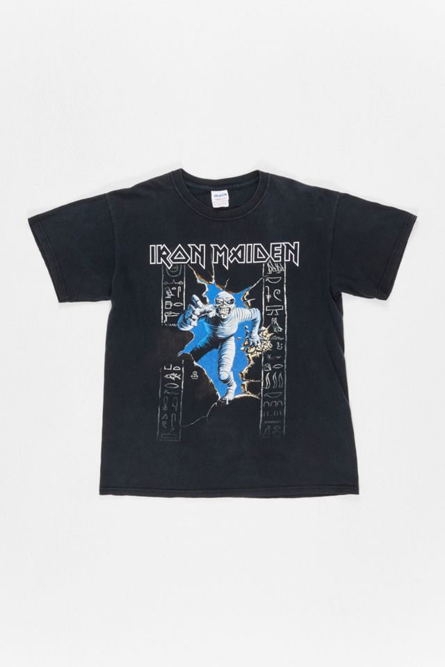 Urban Renewal OneOfAKind Iron Maiden Tshirt Urban Outfitters UK