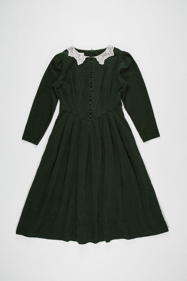 Urban Renewal OneOfAKind Laura Ashley Corduroy Prairie Dress Urban