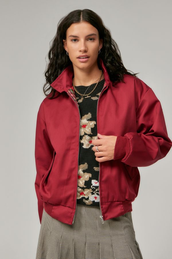 Vista de diapositivas: 1: Chaqueta Harrington Burgundy Deadstock Urban Renewal