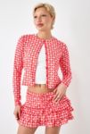 Vista en miniatura 5: Urban Renewal Made From Remnants Heart Gingham Rara Mini Skirt