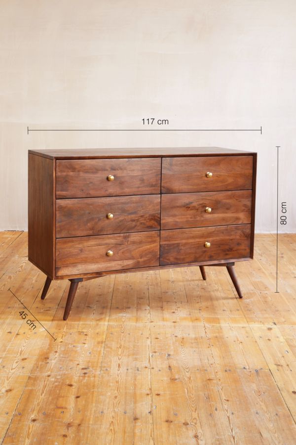 Slide View: 9: Cynthia 6-Drawer Dresser 