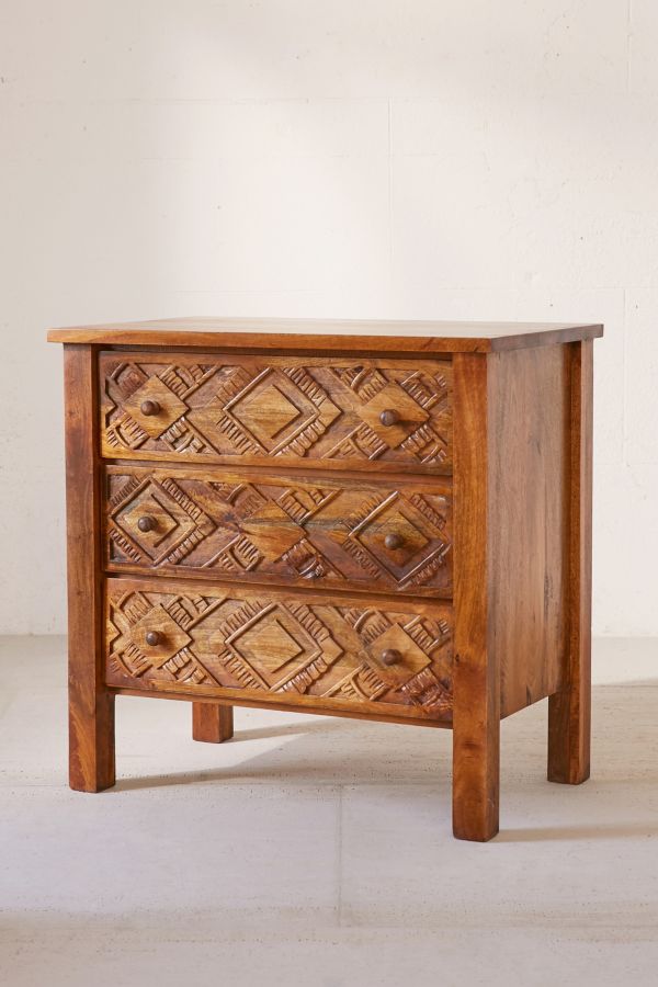 Slide View: 3: Amira Carved 3 Dresser 