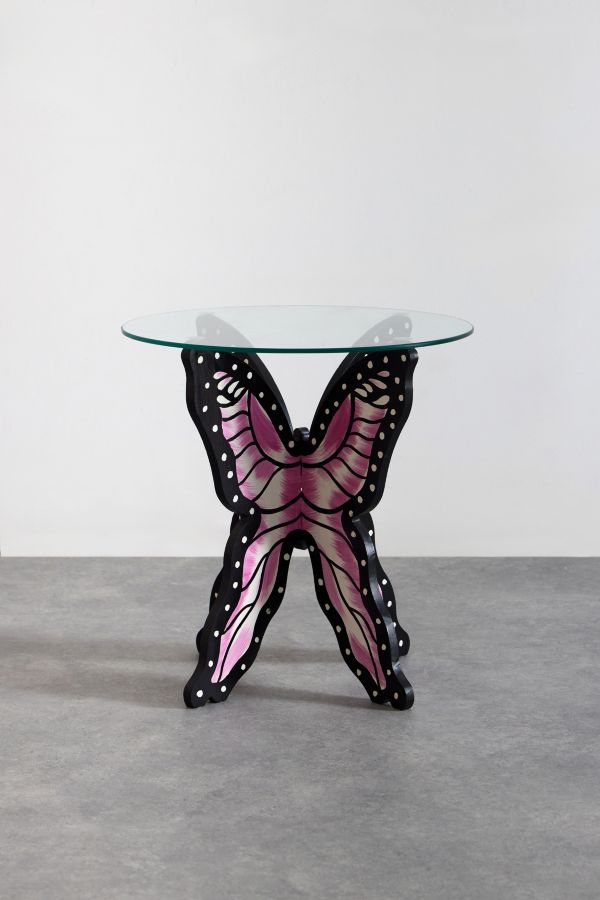 Slide View: 3: Butterfly Side Table 