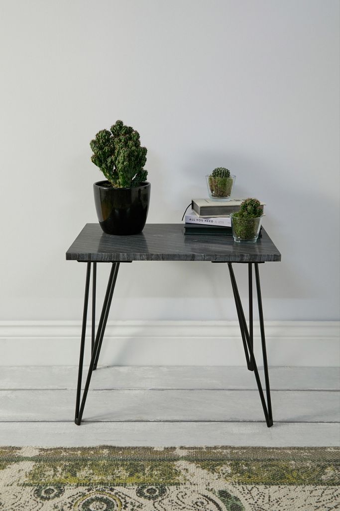 Black Marble Table | Urban Outfitters UK