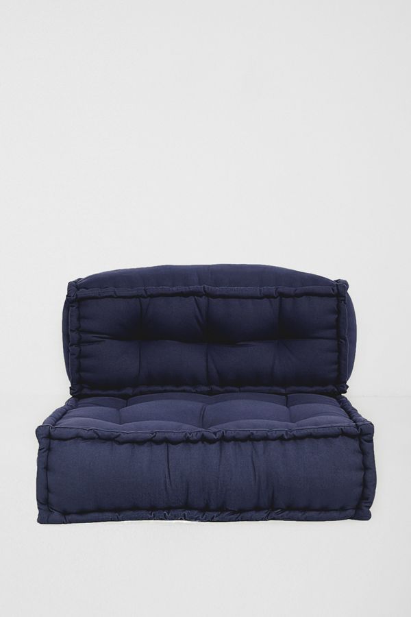 Reema Convertible Navy Floor Cushion Urban Outfitters UK