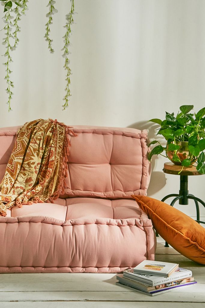 Reema Pink Back Cushion Urban Outfitters UK