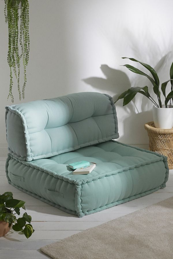 Reema Mint Floor Cushion Urban Outfitters Uk
