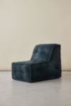 Thumbnail View 3: Reema Charcoal Velvet Floor Cushion 