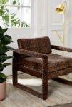 Thumbnail View 2: Everly Leopard Print Velvet Chair