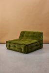 Thumbnail View 2: Reema Dark Green Velvet Two-Seater Floor Cushion