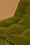 Thumbnail View 5: Reema Dark Green Velvet Two-Seater Floor Cushion