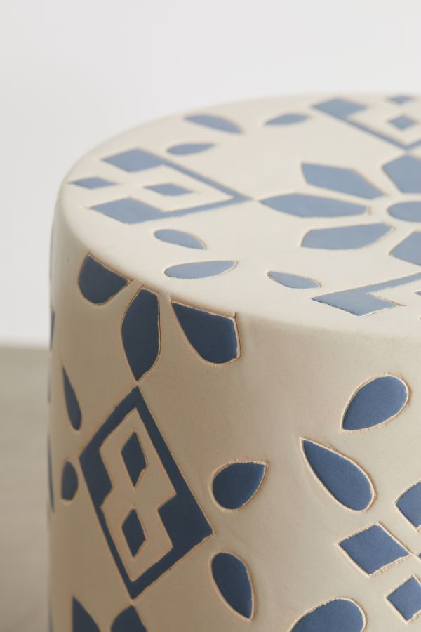 Slide View: 3: Tiled Side Table