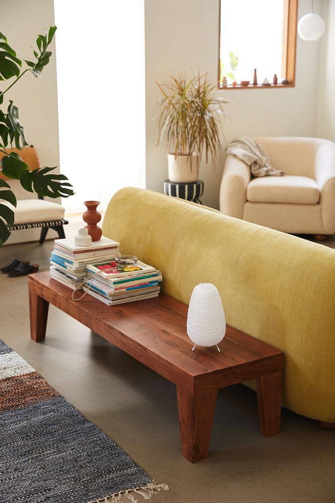 Emiko Wood Bench Urban Outfitters UK