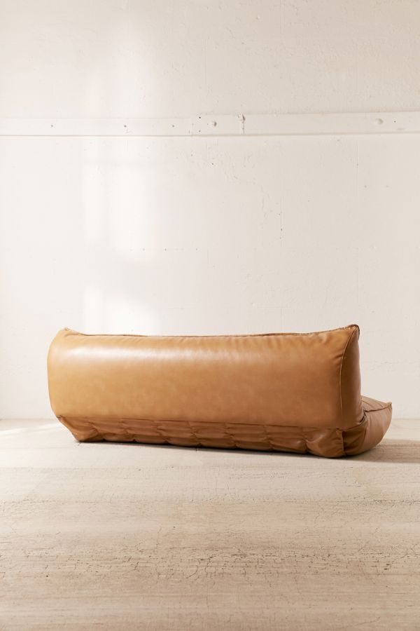 Slide View: 4: Greta Faux Leather XL Sofa Bed