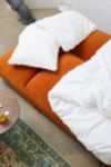 Thumbnail View 2: Theo Orange Velvet XL Sofa Bed