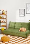 Thumbnail View 1: Greta Green Two-Seater Velvet Sofa Bed 